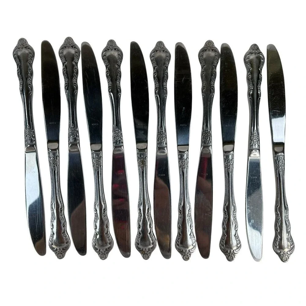 Michael Lloyd 12 Butter Knife Knives‎ Stainless Flatware Stainless Replacement